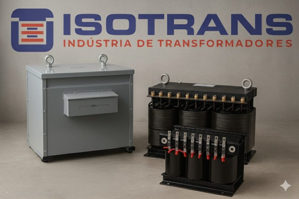 transformadores industriais sendo apresentados os produtos